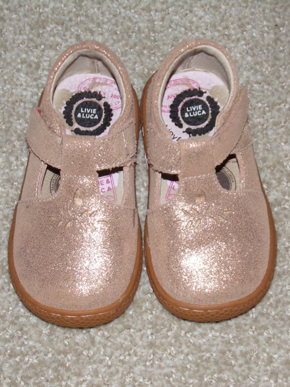 LIVIE & LUCA PRIM CLASSIC MARY JANE T-STRAP DRESS SHOES SZ 6
